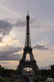 Paris - Eiffel Tower at Dusk
