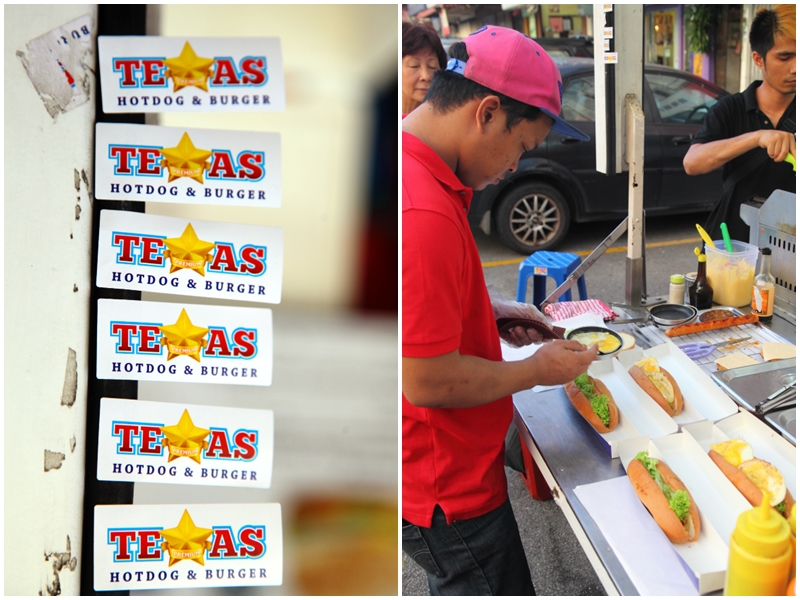 Texas burger Making-Hotdog