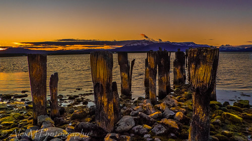 sunset sunrisesunset patagonia chile nature puertonatales torresdelpaine