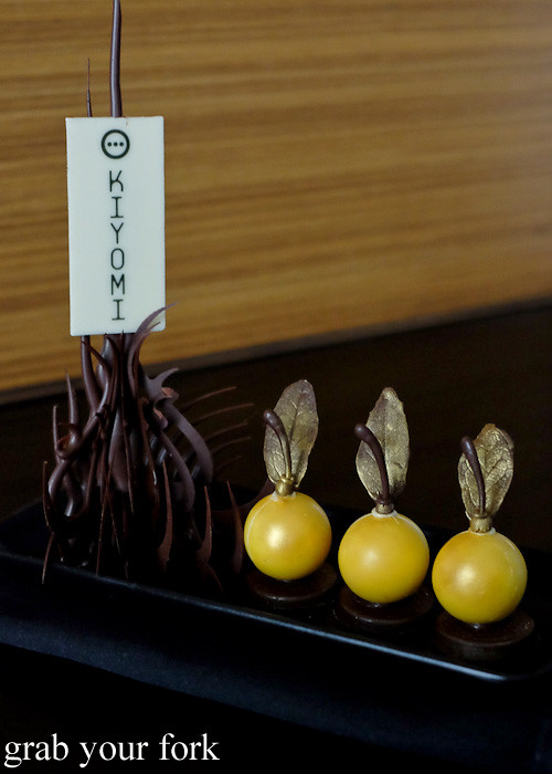 Yuzu chocolates by Kiyomi Restaurant at Jupiters Gold Coast