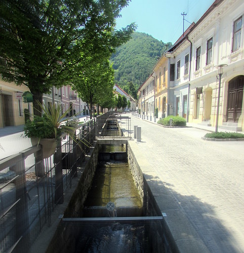 architecture river slovenia oldtown slovenskekonjice