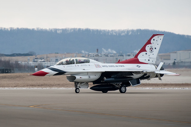 Thunderbird arrives in Louisville for air show planning