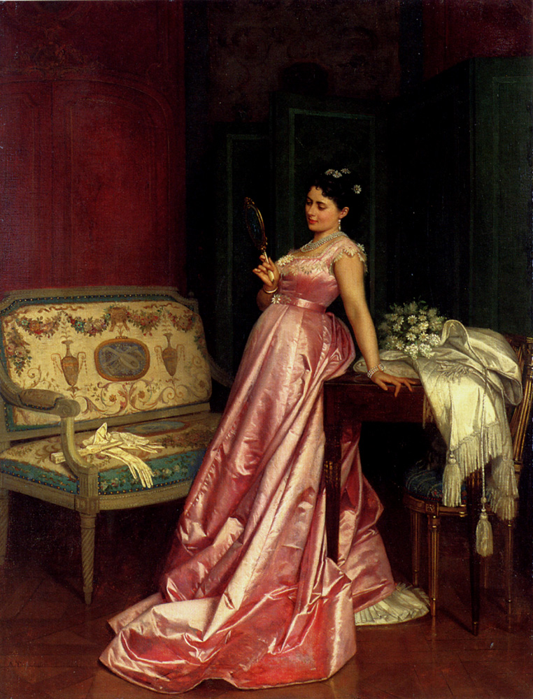 The Admiring Glance by Auguste Toulmouche, 1868