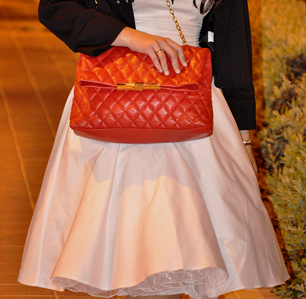 something fashion petticoat fifties fashion valencia blogger, white 50's dress pinup style, bolero vintage blogger zara bag sexy style 1950
