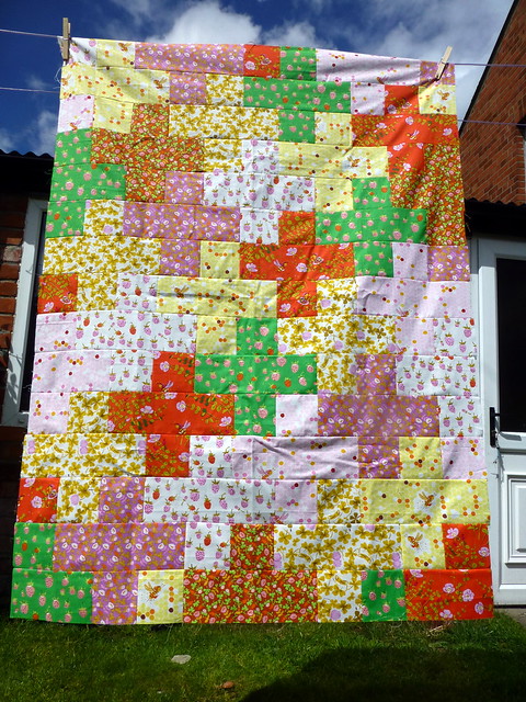 Shannon's First Quilt Top