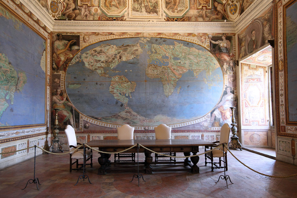 La Sala del Mappamondo - The Map of the World Room