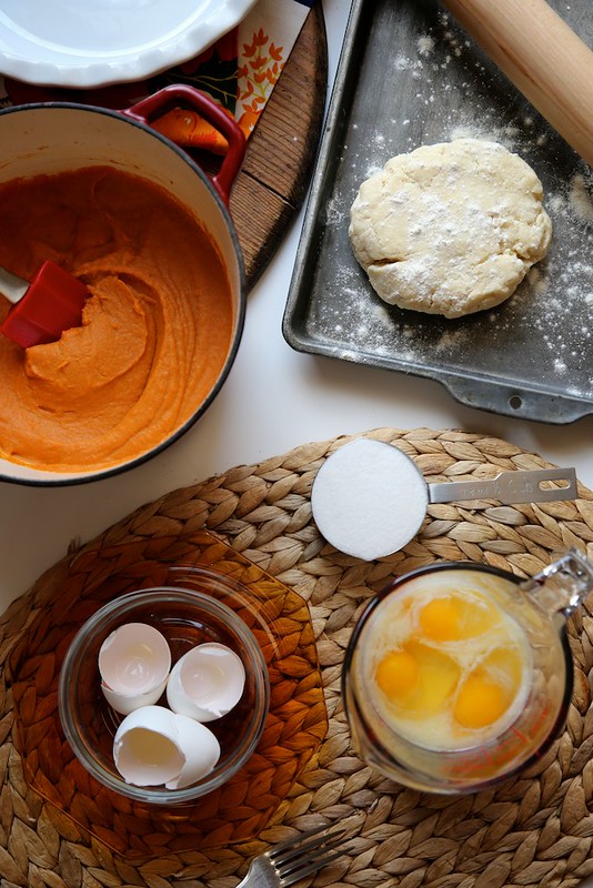 Ingredients for Dad's Perfect Sweet Potato Pie recipe