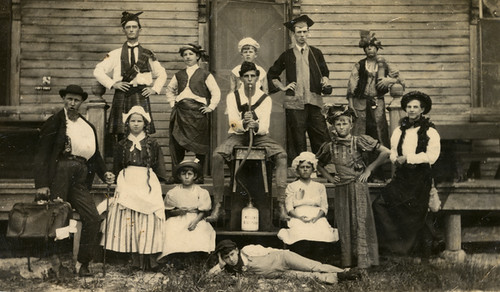 Cast in a Koreshan Unity play in Estero, Florida
