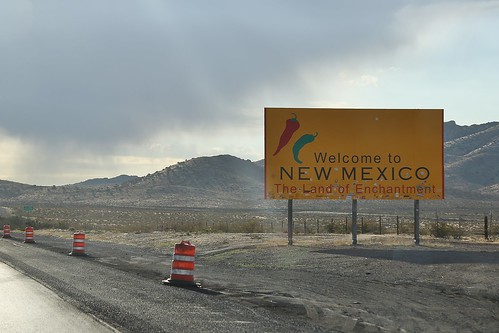 arizona newmexico sign interstate10 welcometonewmexico