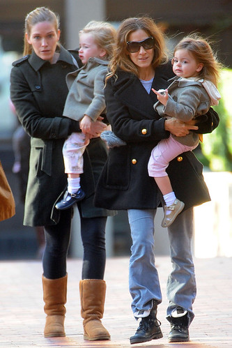 Sarah Jessica Parker & Twins Out In New York City