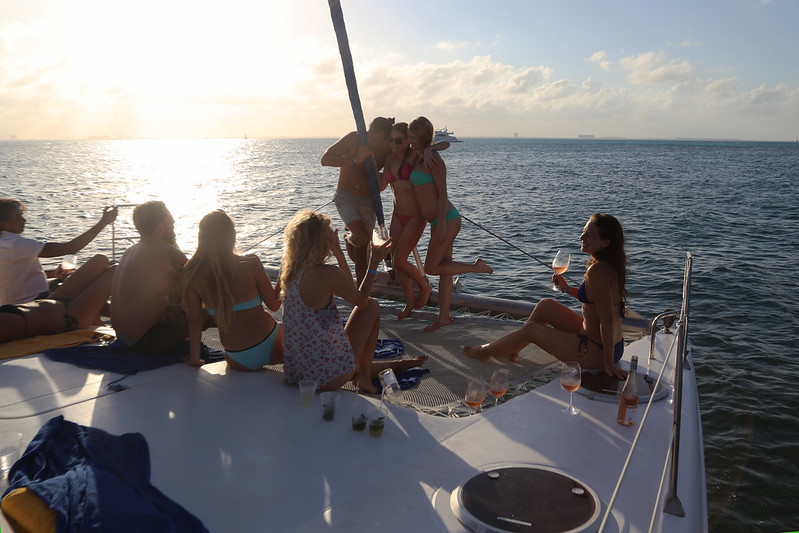 Isla Mujeres and Boat