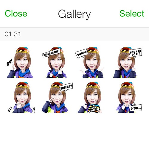 ʵԡٻͧŹſʵ #Naver #Line #Selfie #Sticker #Free Create original stickers using selfies! #LINESelfie //selfie.line.me/go