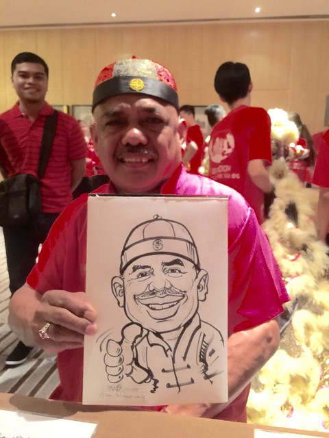 Caricature live sketching for Yanson Berhad Holdings Annual Dinner 2015