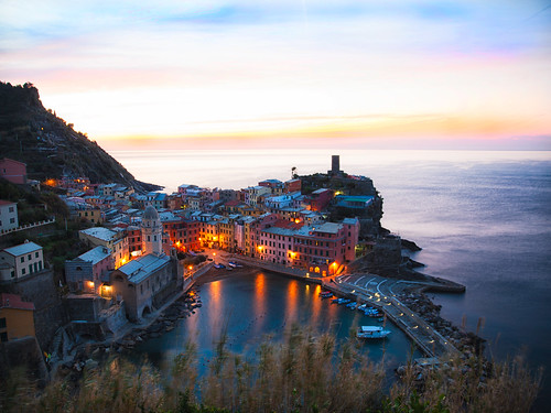 First light in Vernazza