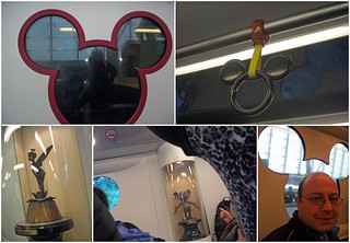 The Disney themed MTR train.