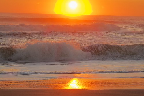 ocean beach sunrise dawn florida indialantic