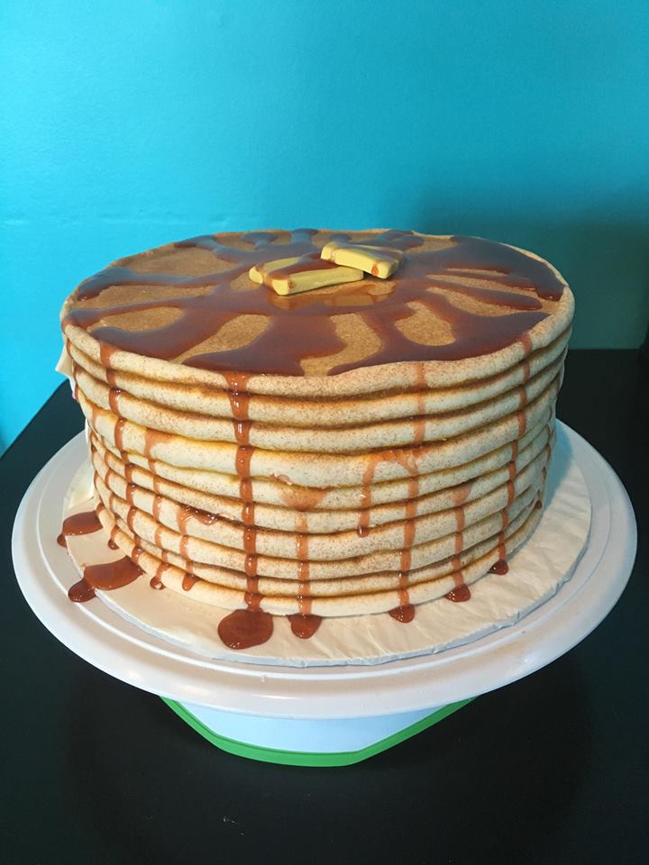 Stack of Pancakes Cake from Anna Ubel‎