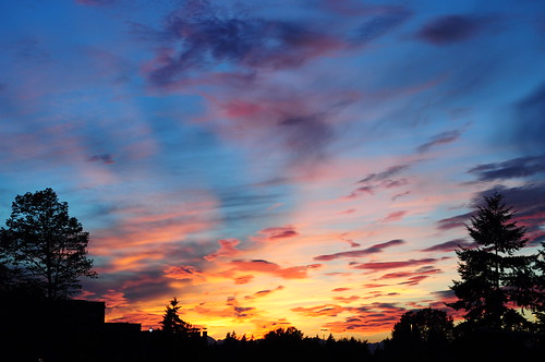 pink blue sunset sky orange clouds washington colorful purple heritagehill mcchordafb sooc