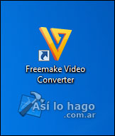 Doble click para iniciar Freemake Video Converter