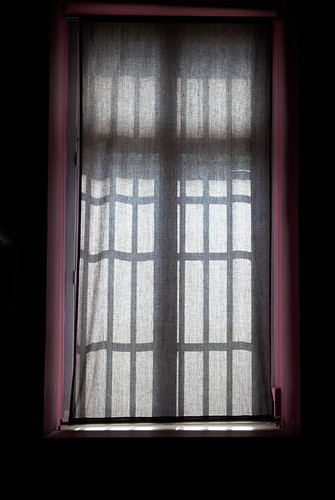 window curtain net shadow silhouette pink dijon museum