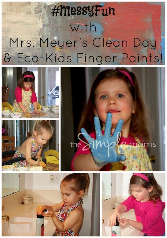#MessyFun with mrs. meyer's clean day & eco-kids finger paints :: mrs. meyer's NEW foaming handsoaps :: review + giveaway