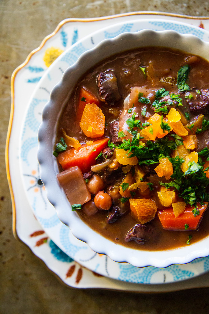 Lamb, Chickpea and Apricot Stew