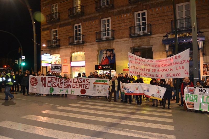 Manifestación  contra la ley mordaza en el centro de Murcia 24/01/2015 URBANARTIMAÑA  http://arteanodino.blogspot.com.es/