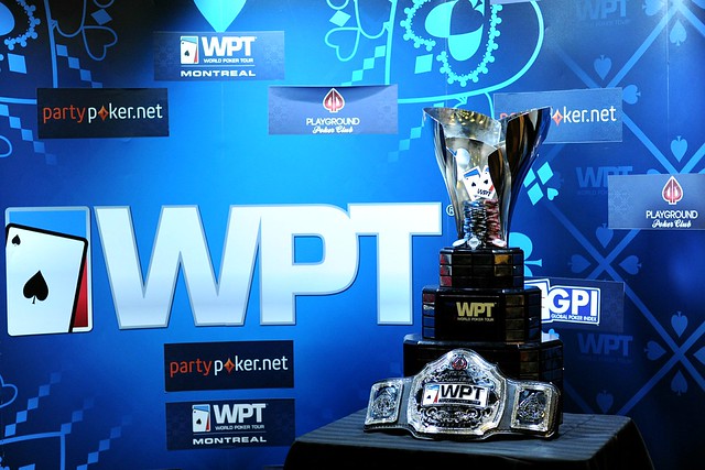 WPT Main Event Trophy and Belt