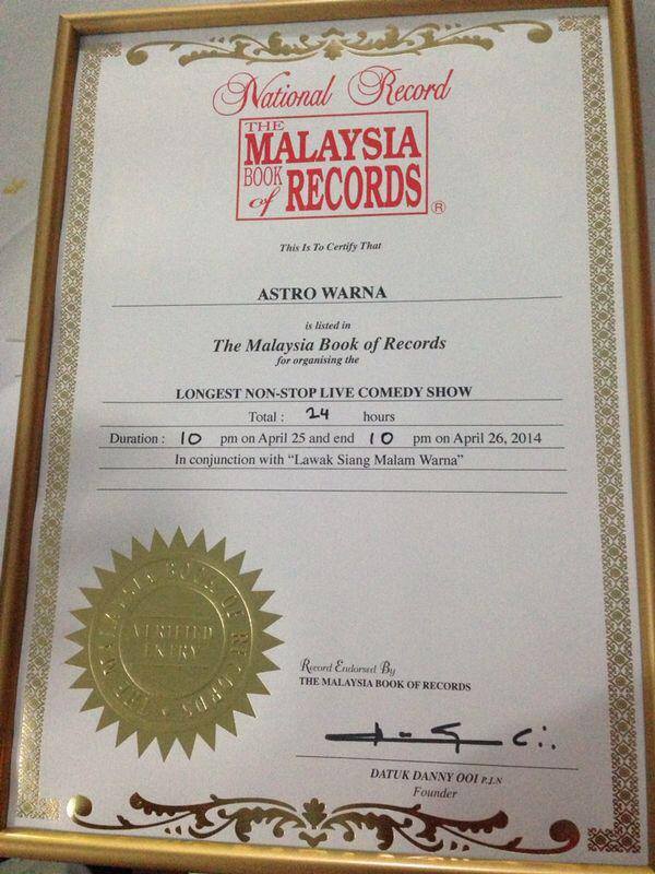 Sijil The Malaysia Book Of Records
