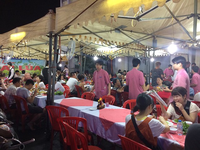 Dining area at Hai Lua