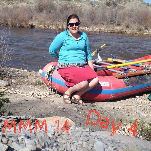 #mmmay14 #memademay day 4! Me made may, #rafting edition. Me made skort and tank top. #chamariver