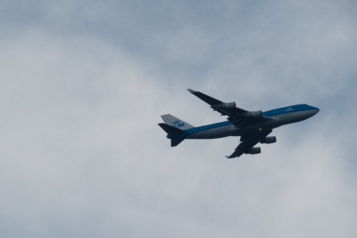130729 126 A random KLM flight seen from the terminal in Newark
