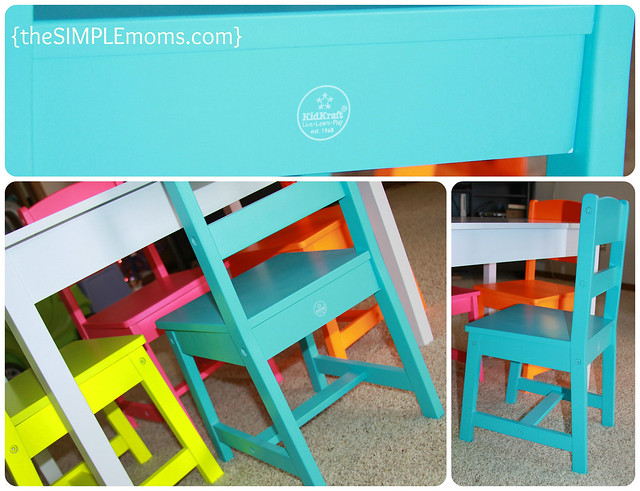 kidkraft highlighter table chairs