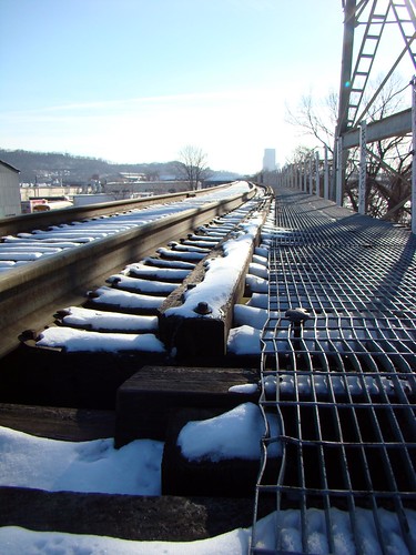 Railroad tracks in Lawrenceville, Feb. 20th 2015