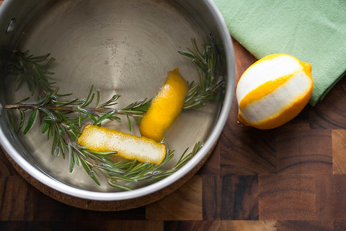 Meyer Lemon Rosemary Simple Syrup