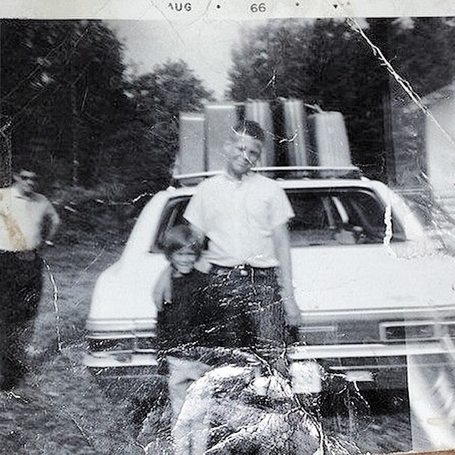 #tbt Jim, Cindy and Dad. Hayward Wisconsin. 1966.