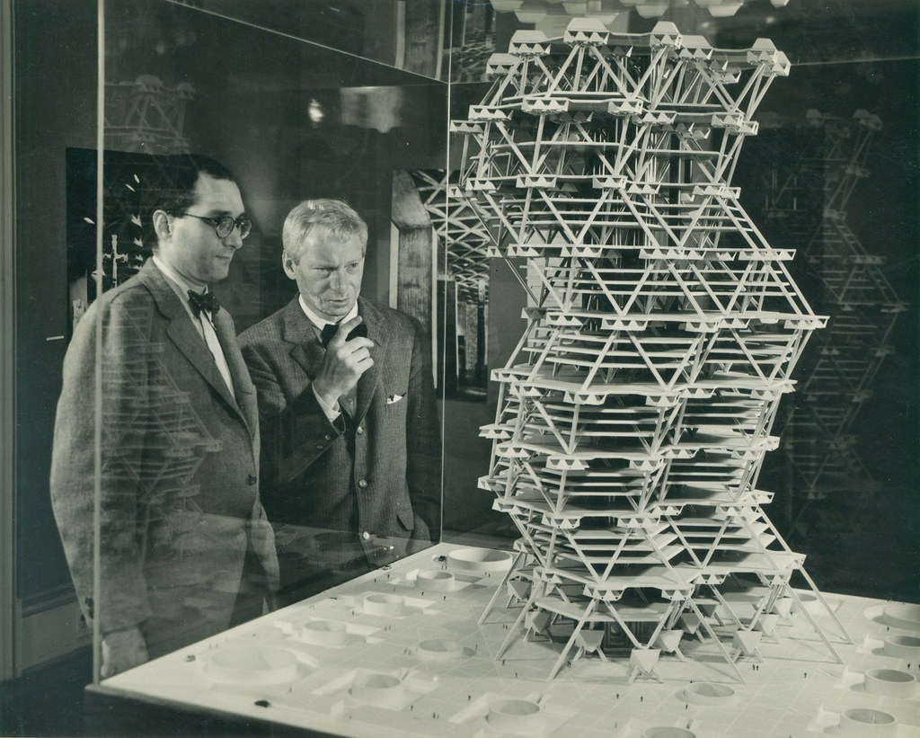 City Tower Project，Louis Kahn & Anne Tyng，1952-1957