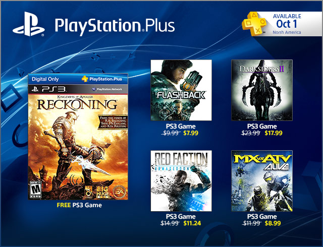 PlayStation Store Update 9-30-2013