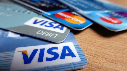 Visa and Mastercard payment cards