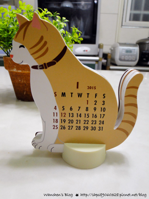 貓咪造型桌曆CATS Calendar