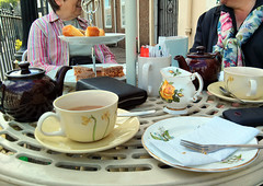 tea and cakes at the picnic cafe