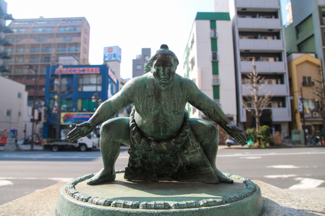Sumo wrestling in Tokyo