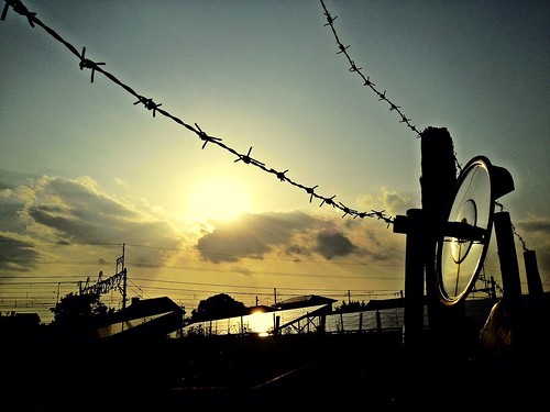 sunset japan solar wire panel 日本 barbed tochigi 栃木 takanezawa 高根沢 uploaded:by=flickrmobile flickriosapp:filter=nofilter ファミールkobayashi