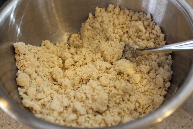 Mix Gluten Free Flour with Shortening or Oil