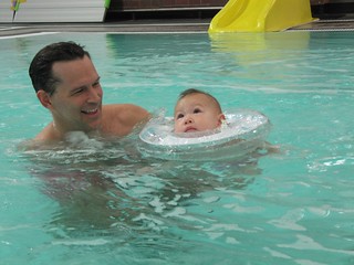 First swimming