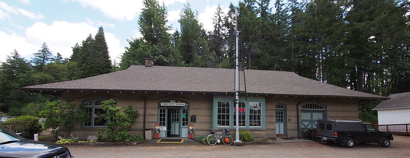 Tenino Depot Museum: I paid a visit to this museum, which is at the southernmost end of the Yelm–Tenino Trail.

The curator said that not many cyclists stop here, as they're probably too focused on their riding to check it out.