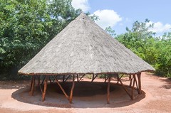 Agongointo-Zoungoudo underground village near Abomey, Benin