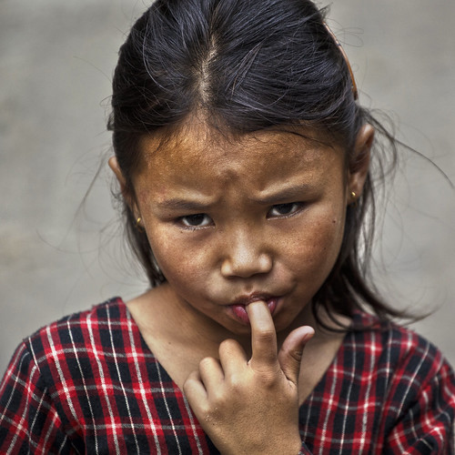 nepal portrait girl kodari