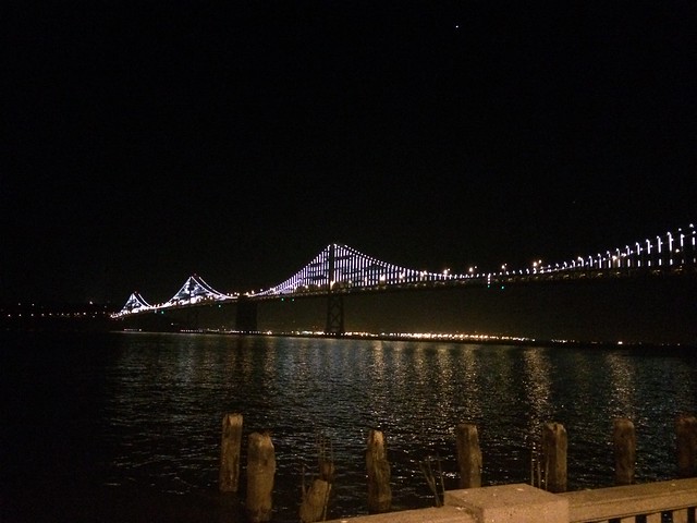 Bay Bridge lights