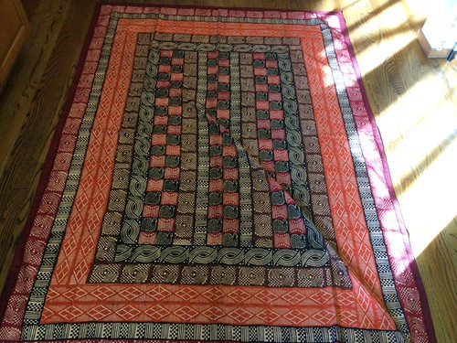 tablecloth from Zimbabwe, bought at Greenmarket Square Cape Town South Africa
